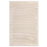 Pebble Wool Border Bobble Wool D040 Ivory Rectangle Rug 160X230cm RRP 169.00