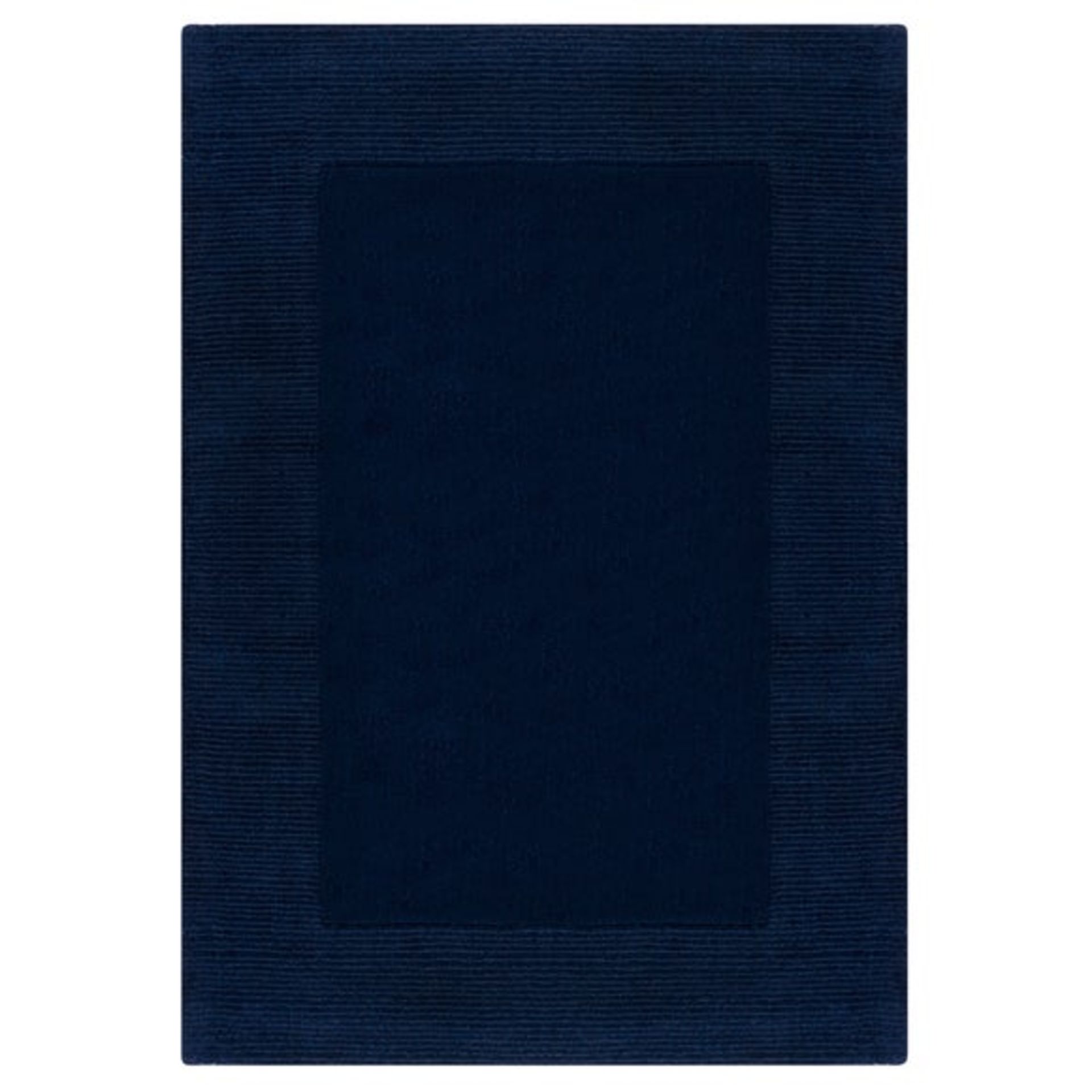 Boston Wool Border Tuscany D040 Navy Rectangle Rug 160X230cm RRP 129.00