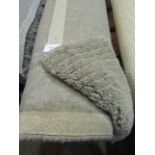 Tuscany D040 Boston Wool Border Rug In Grey Marl 200X290Cm RRP 219