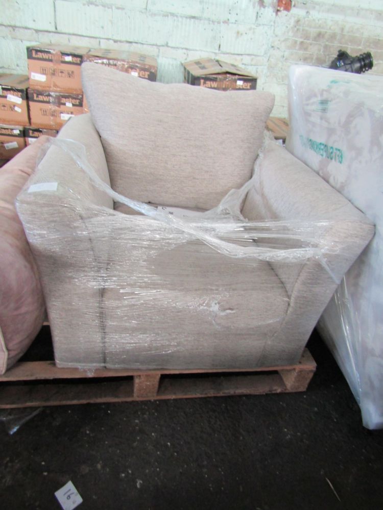Sofas chairs and £10 footstools