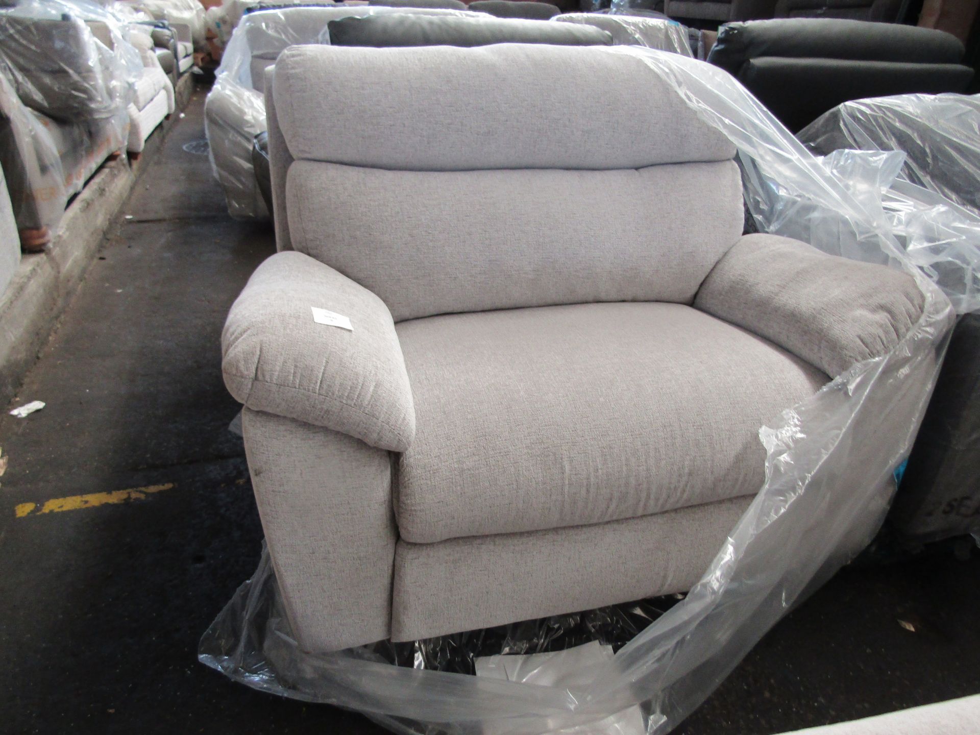 Cloud Static Love Chair Cloud Silver No Wood* RRP 599 About the Product(s) Living Cloud Fabric - Image 2 of 2