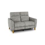 Oak Furnitureland Dylan 2 Seater Electric Recliner Sofa in Oxford Grey Fabric RRP 999.99 Our Dylan
