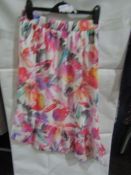 Dorothy Perkins Ladies Floral Skirt, Size: 8 - Good Condition.