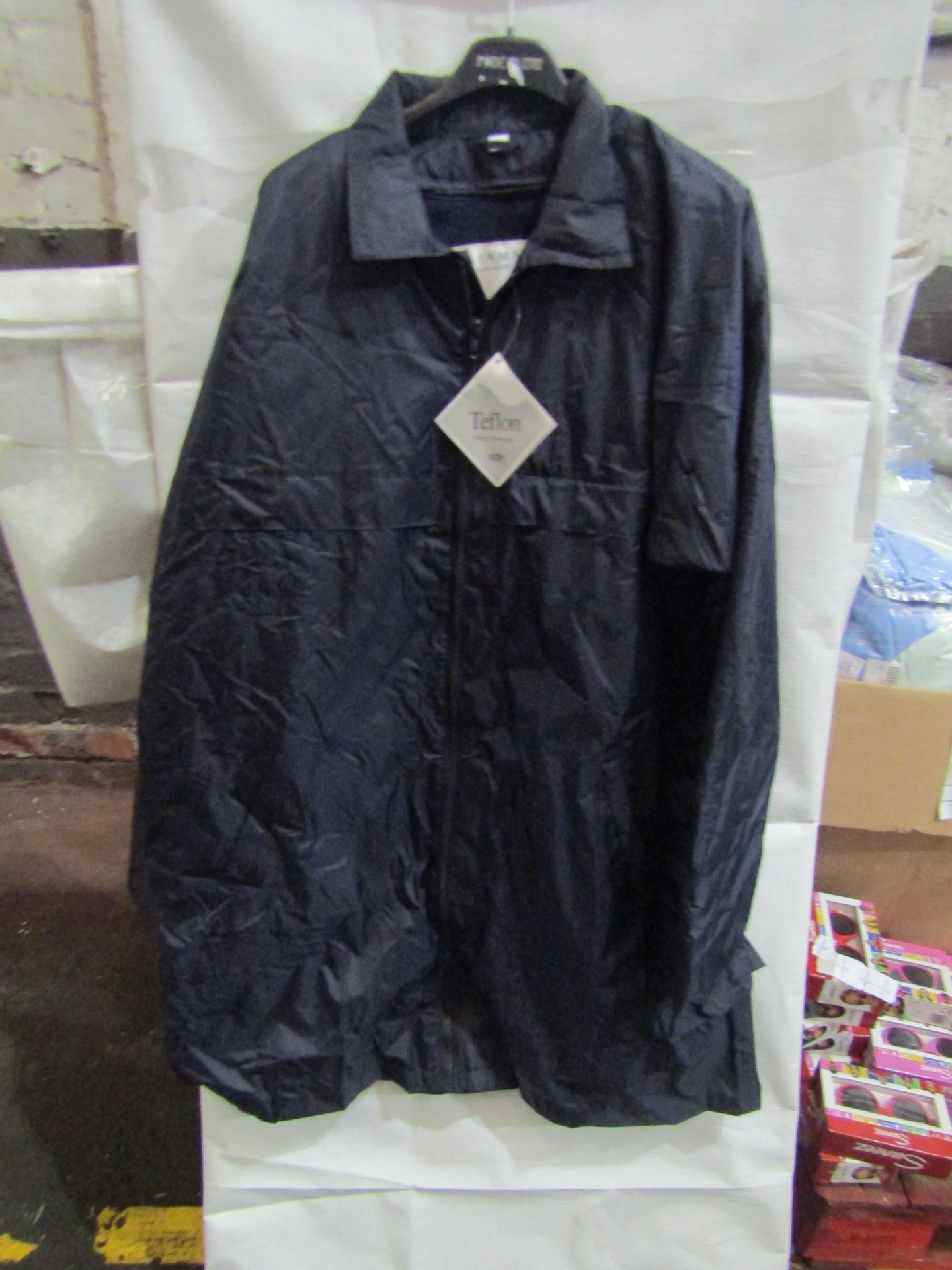 Rainmac With Inner Detachable Fleece, Navy, Size 6, Unworn & Packaged.