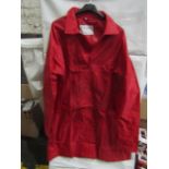 Rainmac Ladies Red Thin Rain Coat, Size: 22 - Unused & Packaged.