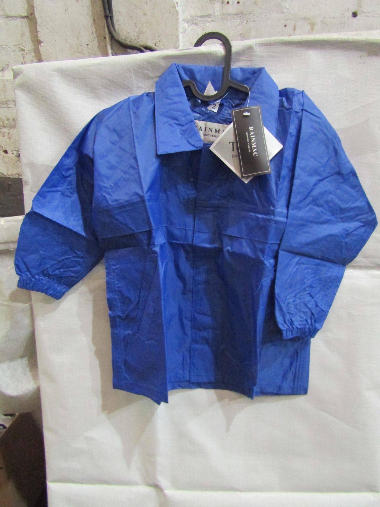 Rainmac Childrens Blue Thin Rain Coat, Size: 2 - Unused & Packaged.