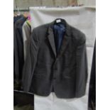 M&S Mens Grey Tailored Fit Performance Suit Jacket, Size: Chest 48" M - Good Condition.