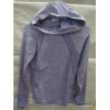 Unbranded Running Hooded Top Lilac Approx Size S/M Looks Unworn