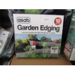 Asab 10pc Garden Edging, Unchecked & Boxed.