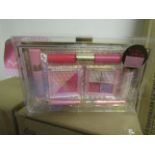 12x The Colour Workshop - Sweetheart 14-Piece Beauty Set With Clutch Bag - New & Packaged.