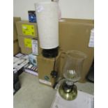 2x  Table Lamps - Untested & One Boxed. Please See Image For Design.