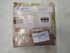 Relaxdays Stainless Steel Door Stopper, Size: 10cm,4.5cm - Unchecked & Boxed.