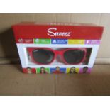 10x Suneez Sun Glasses, Red - New & Boxed.