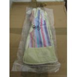 2x Deckchain Stripes-Rainbow Gaunt Gardening Gloves, Size M/L, New & Packaged.