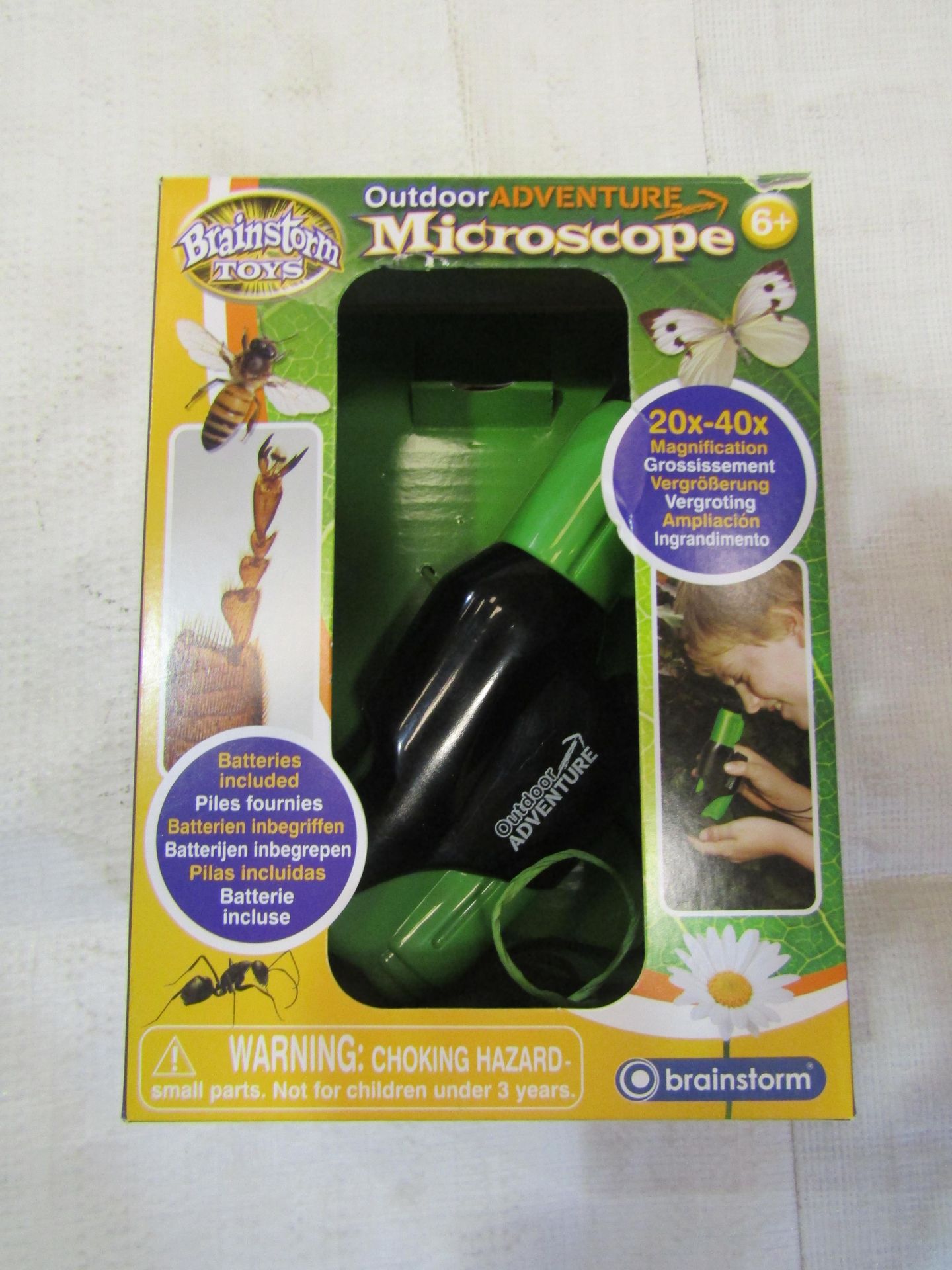 2x Brainstorm Outdoor Adventure Microscope - Both Unused & Boxed.