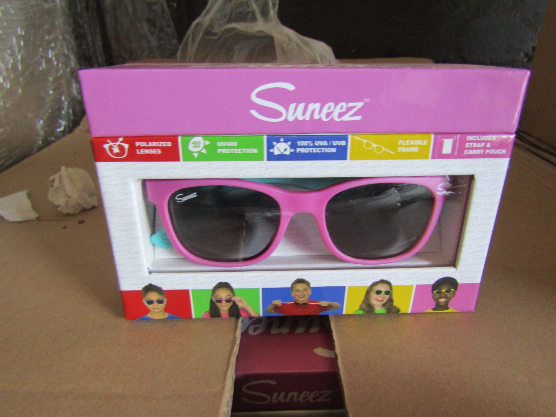 10x Suneez Sun Glasses, Pink - New & Boxed.