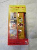 1-2-3 Stop Fire, Changes Virtually Any Water Tap Into A 32.8Ft Fire Hose In Seconds - Unchecked &