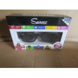 2x Suneez Sun Glasses, Black - New & Boxed.