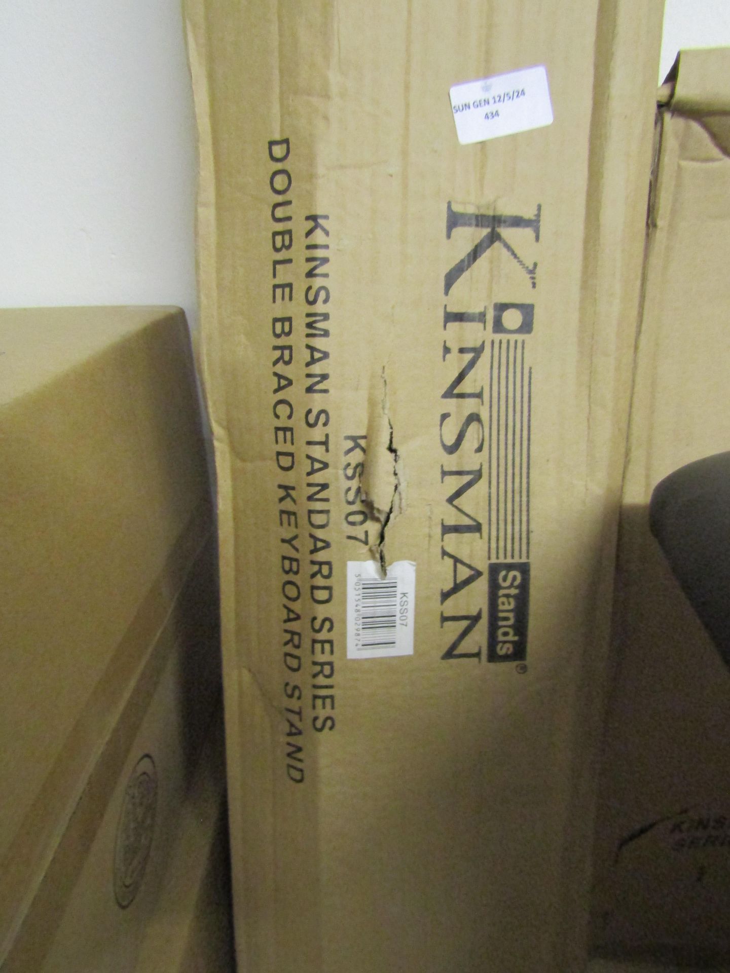 Kinsman Standard Series Keyboard Stand, Black - Good Condition & Boxed.