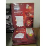 3x Silentnight Comfort Control Electric Heated Blanket, Single - Unchecked & Boxed.