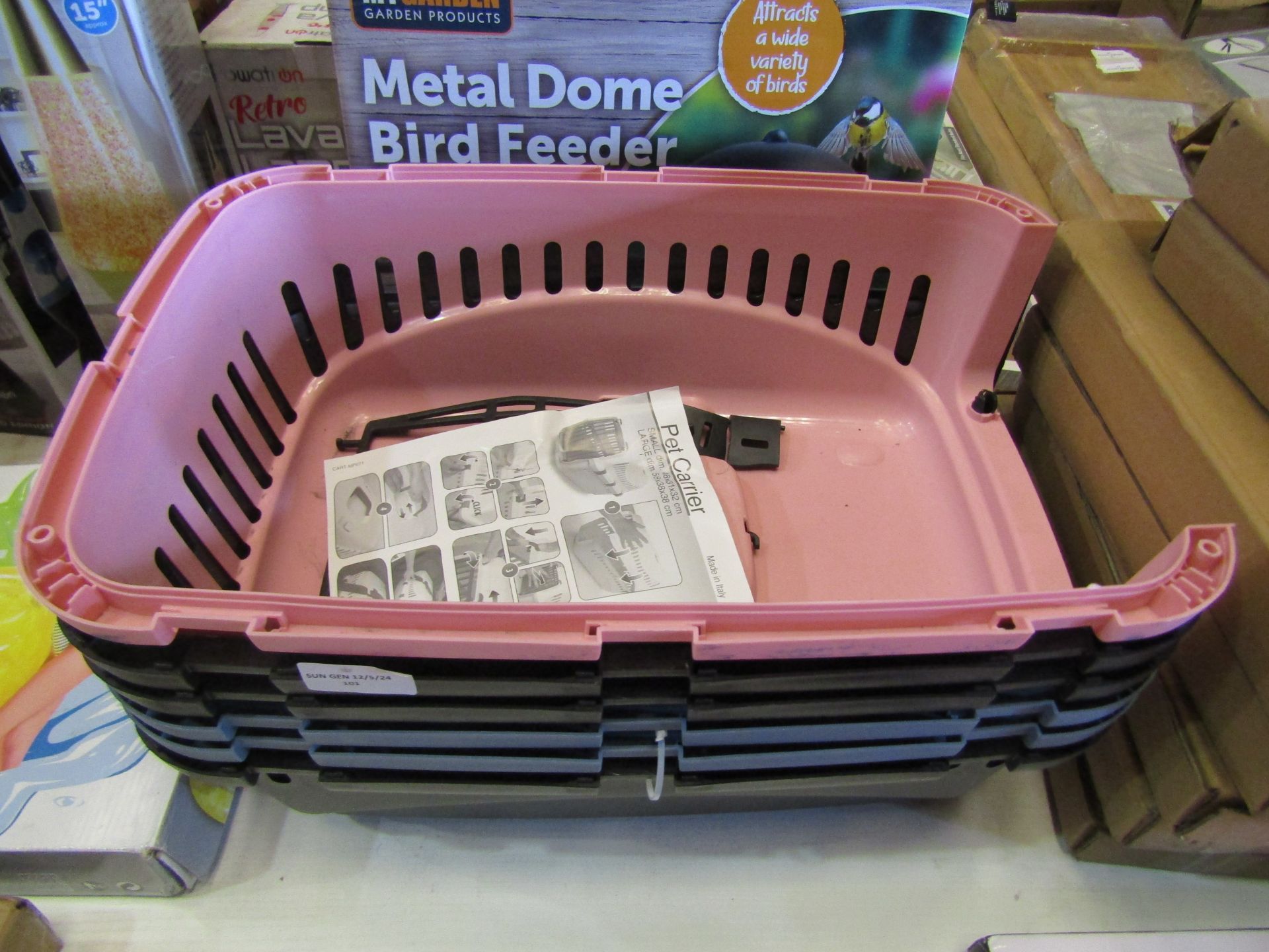 3x Plastic Pet Carriers - Unchecked For All Parts & Unboxed.