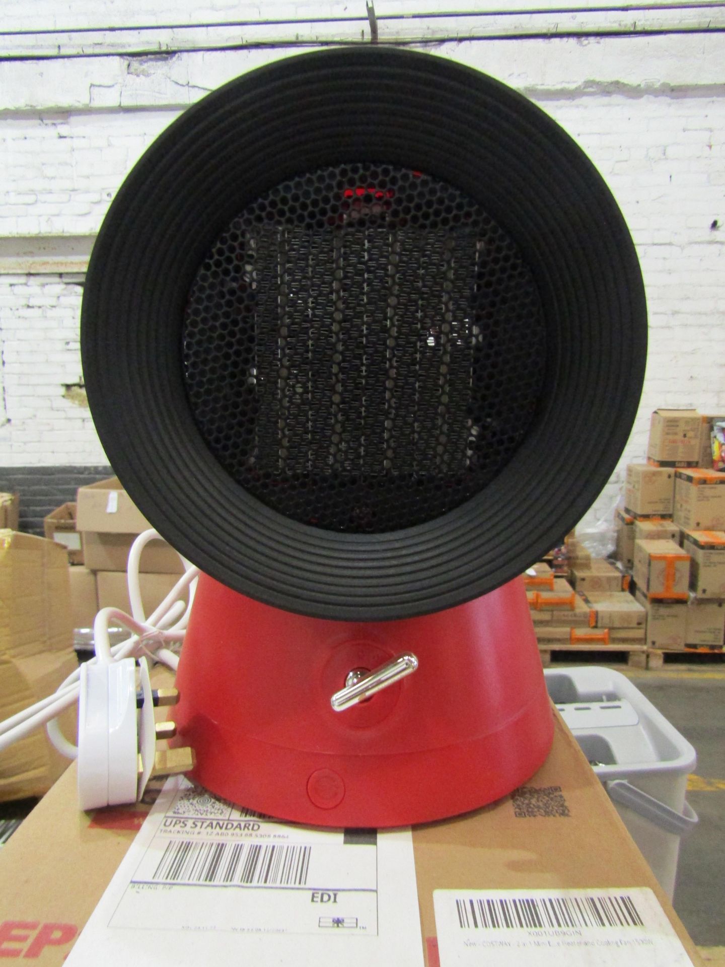 Costway Portable Fan Heater, Good Condition & Boxed.