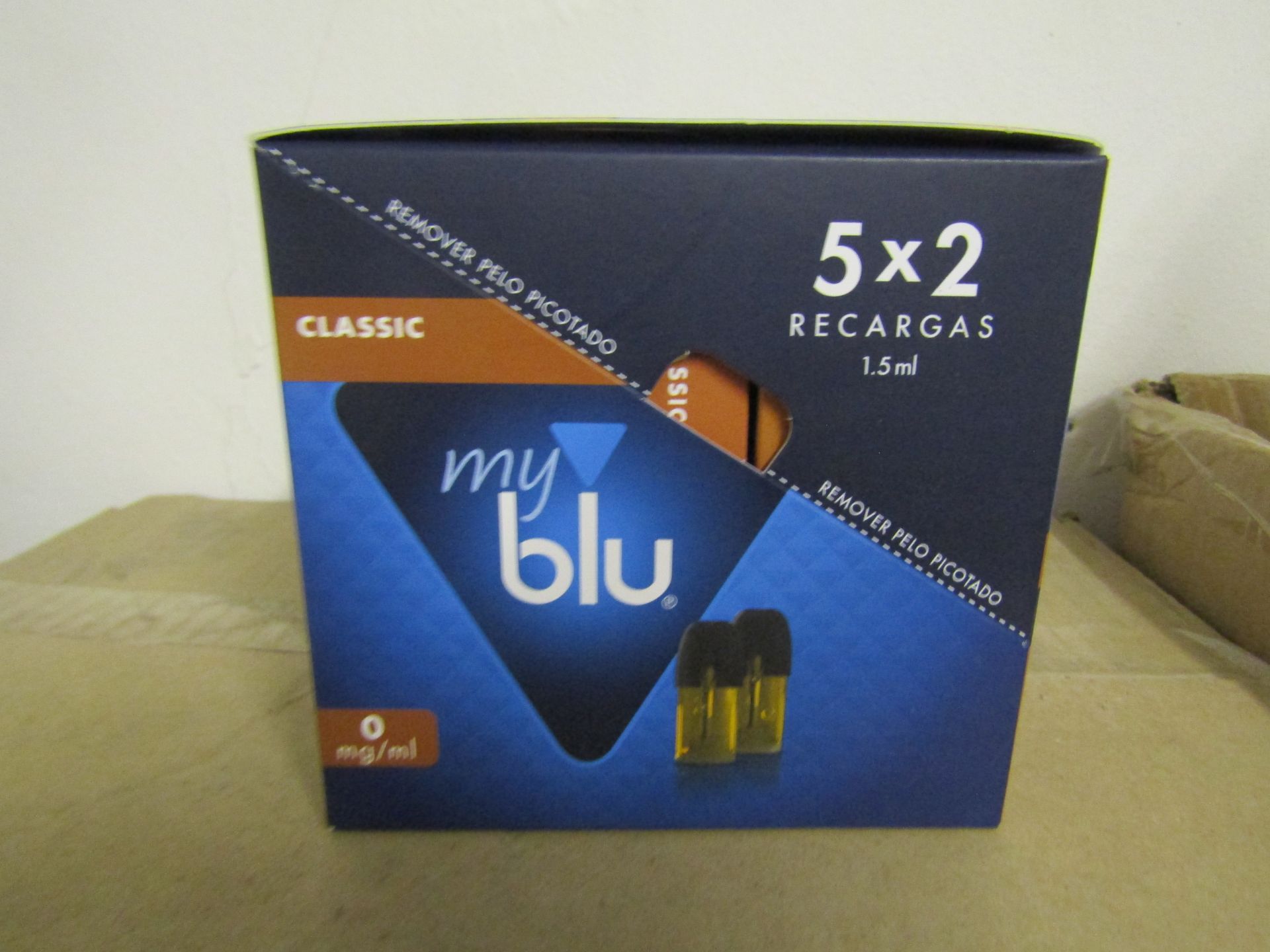 Approx 120 My Blu Pod Pack Tobacco 0MG PT - Unused & Boxed.