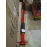Chin Up Pull Up Door Gym Exercise Bar, Red - Unused & Boxed.