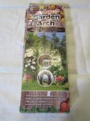 2x My Garden Bordeaux Garden Arch, Size: 140x37x240cm - Unchecked & Boxed.