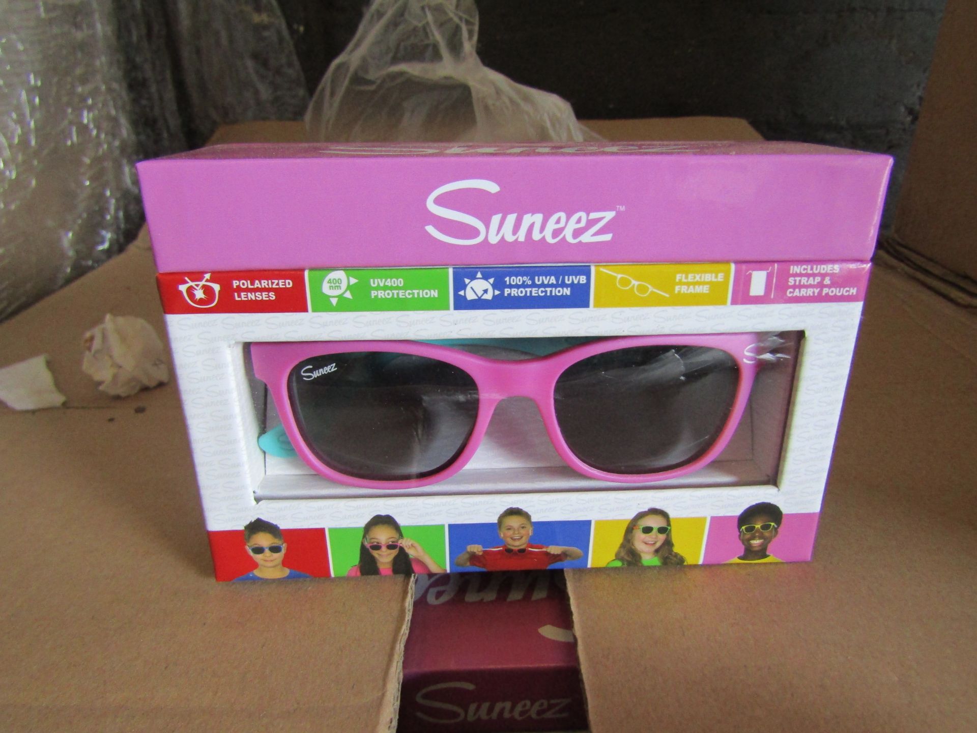 10x Suneez Sun Glasses, Pink - New & Boxed.