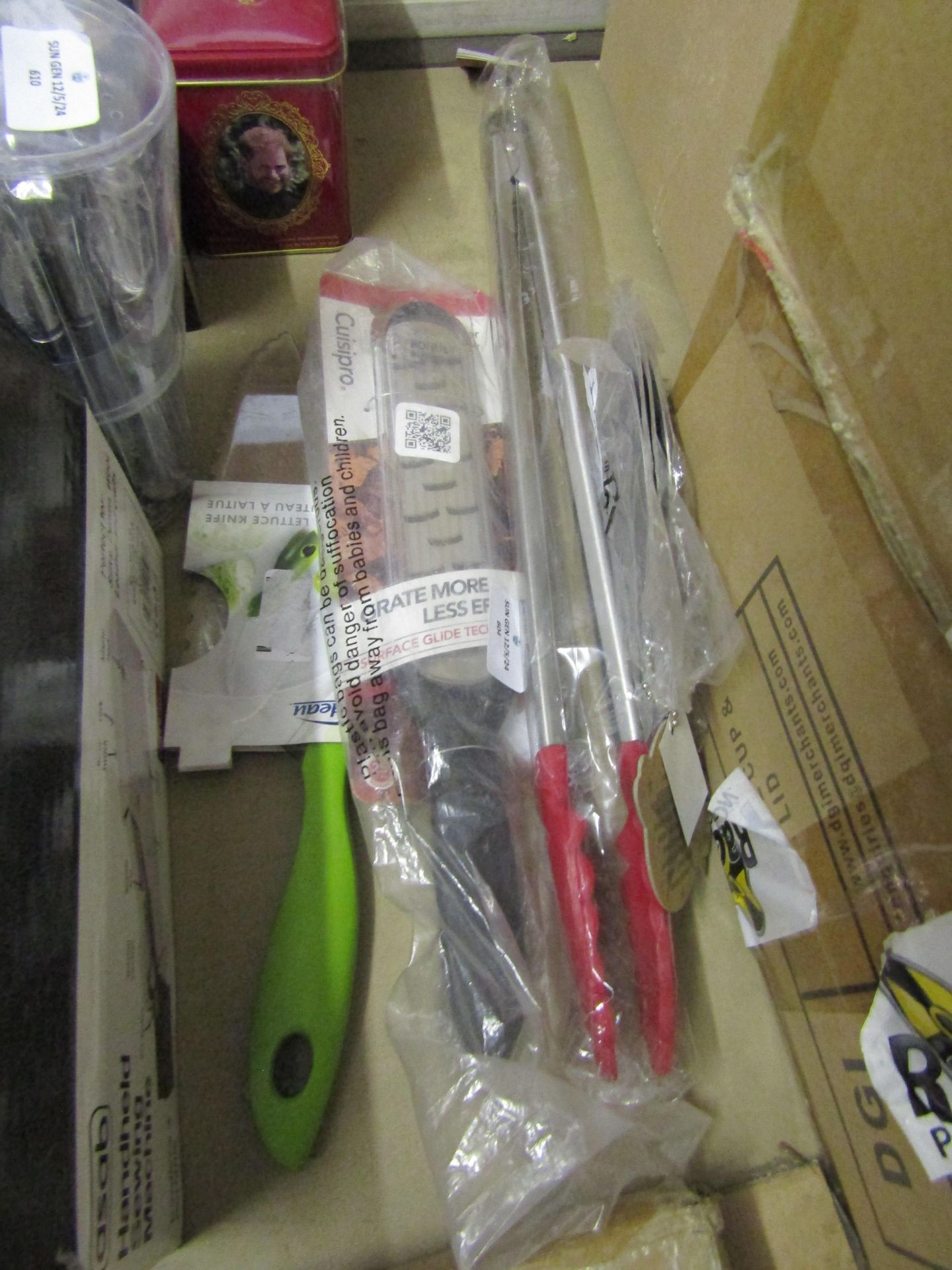 4x Kitchen Accessoires, See Image, Unchecked & Packaged.