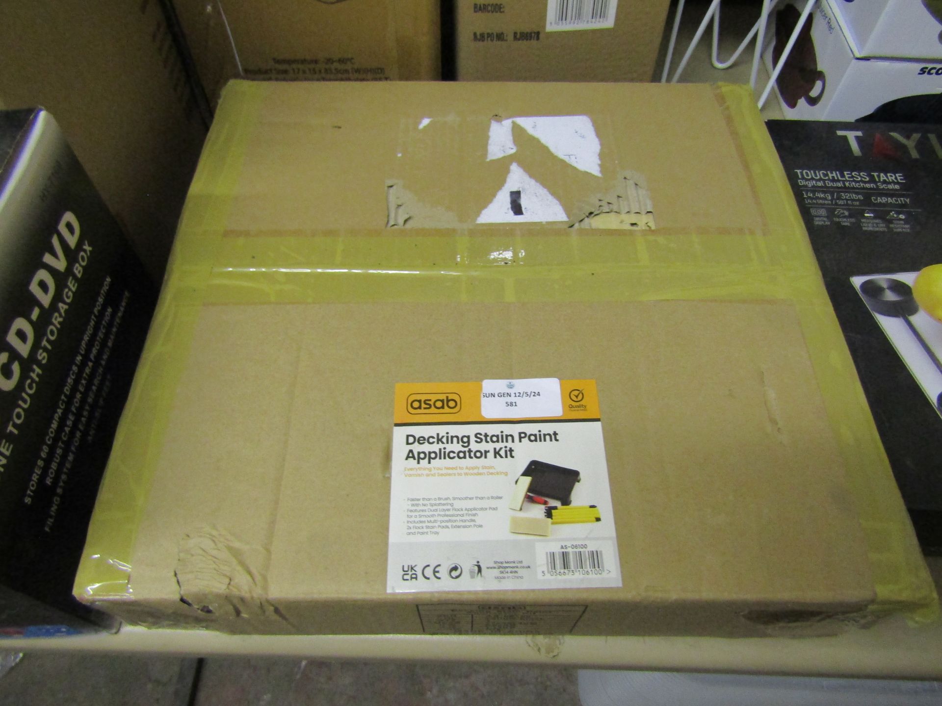 Asab Decking Stain Applicator Kit, Unchecked & Boxed.