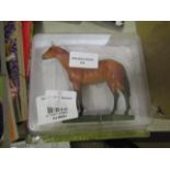 Miniture Horse On Stand, Unchecked & Packaged.