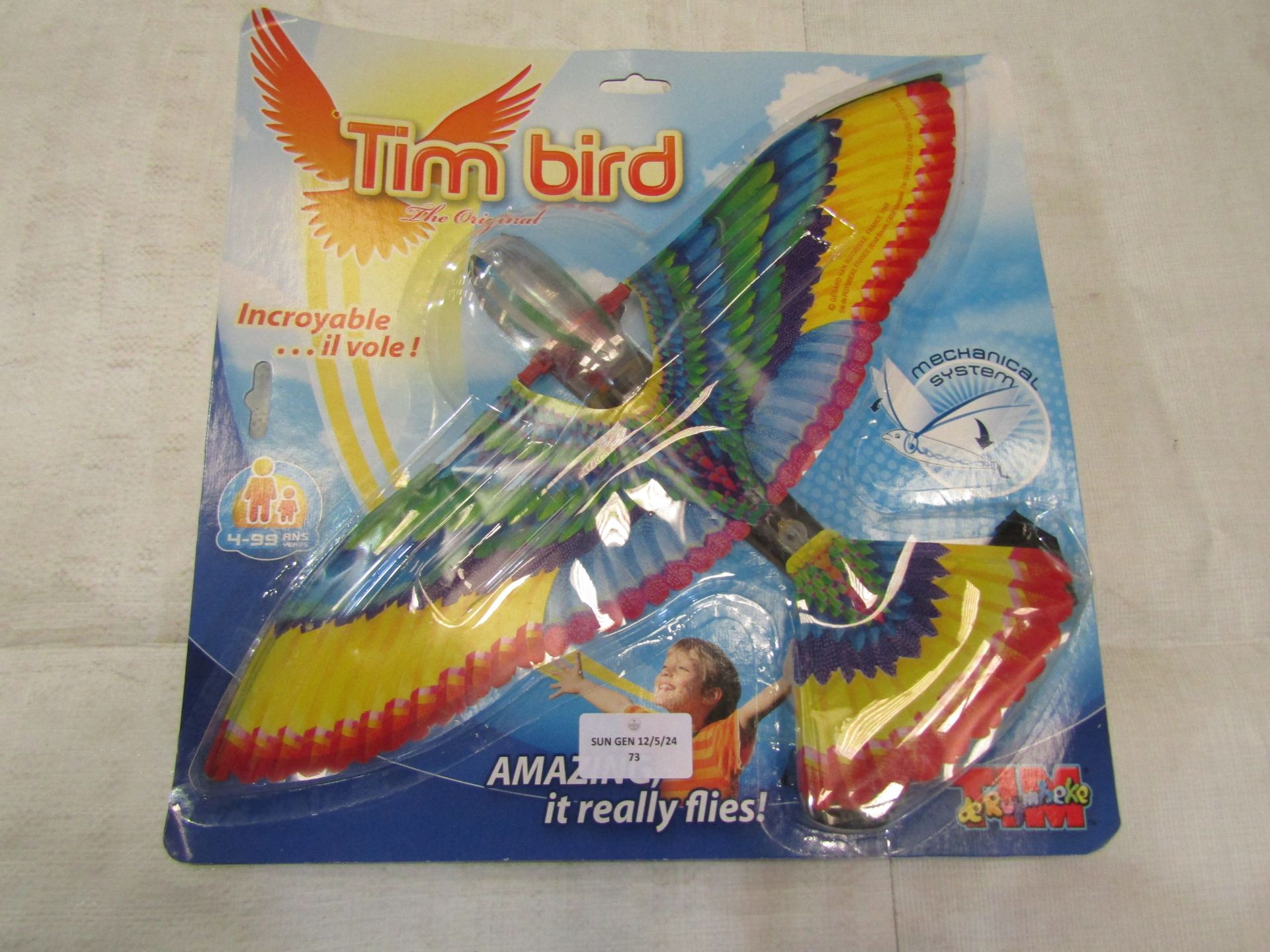 Tim Bird The Original Flies Up To 50 Yards By Flapping Its Wings - Unchecked & Boxed.