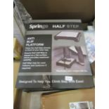 Springo Half Step With Anti-Slip Platform - Unchecked & Boxed.