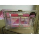 6x The Colour Workshop - Sweetheart 14-Piece Beauty Set With Clutch Bag - New & Packaged.