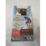 1080p Sports Camera, Waterproof To 30m, Full HD, 12mp LCD 170 Degree Wide Angle - Unchecked &