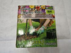 3x Items Being - 2x My Garden 9mx15cm Lawn Edging Roll - 1x My Garden 9mx10cm - All Unchecked &