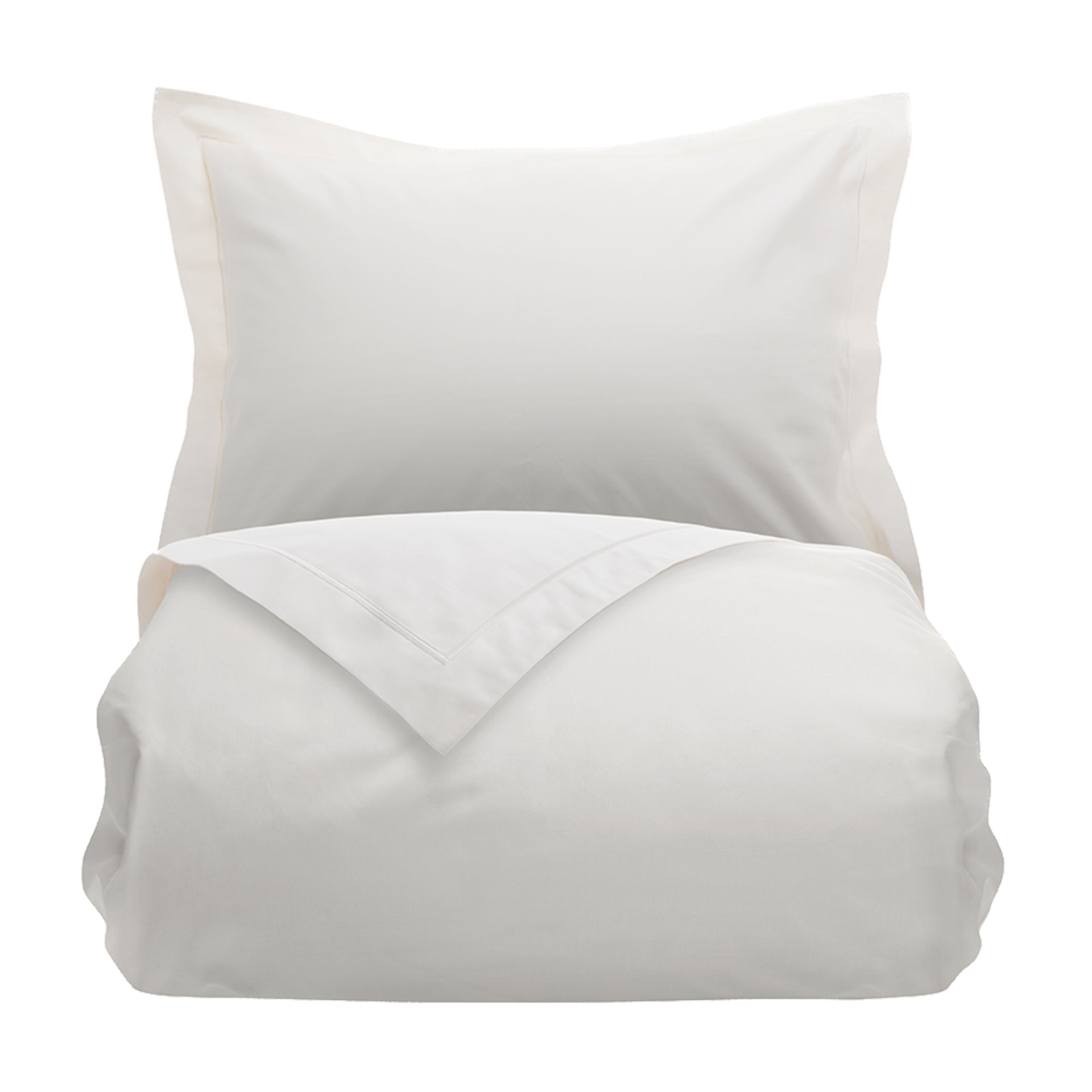 Soak & Sleep Luxury 600TC Egyptian Cotton - 2x Superking Oxford Pillowcases - Ivory RRP 38