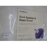 Soak & Sleep Duck Feather & Down Duvet - Emperor - 4.5tog RRP 265