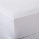 Soak & Sleep Soak & Sleep White 400TC Egyptian Cotton Double 40cm Fitted Sheet RRP 42