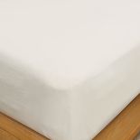 Soak & Sleep Soak & Sleep Chalk Pure Hemp Superking 30cm Fitted Sheet RRP 52