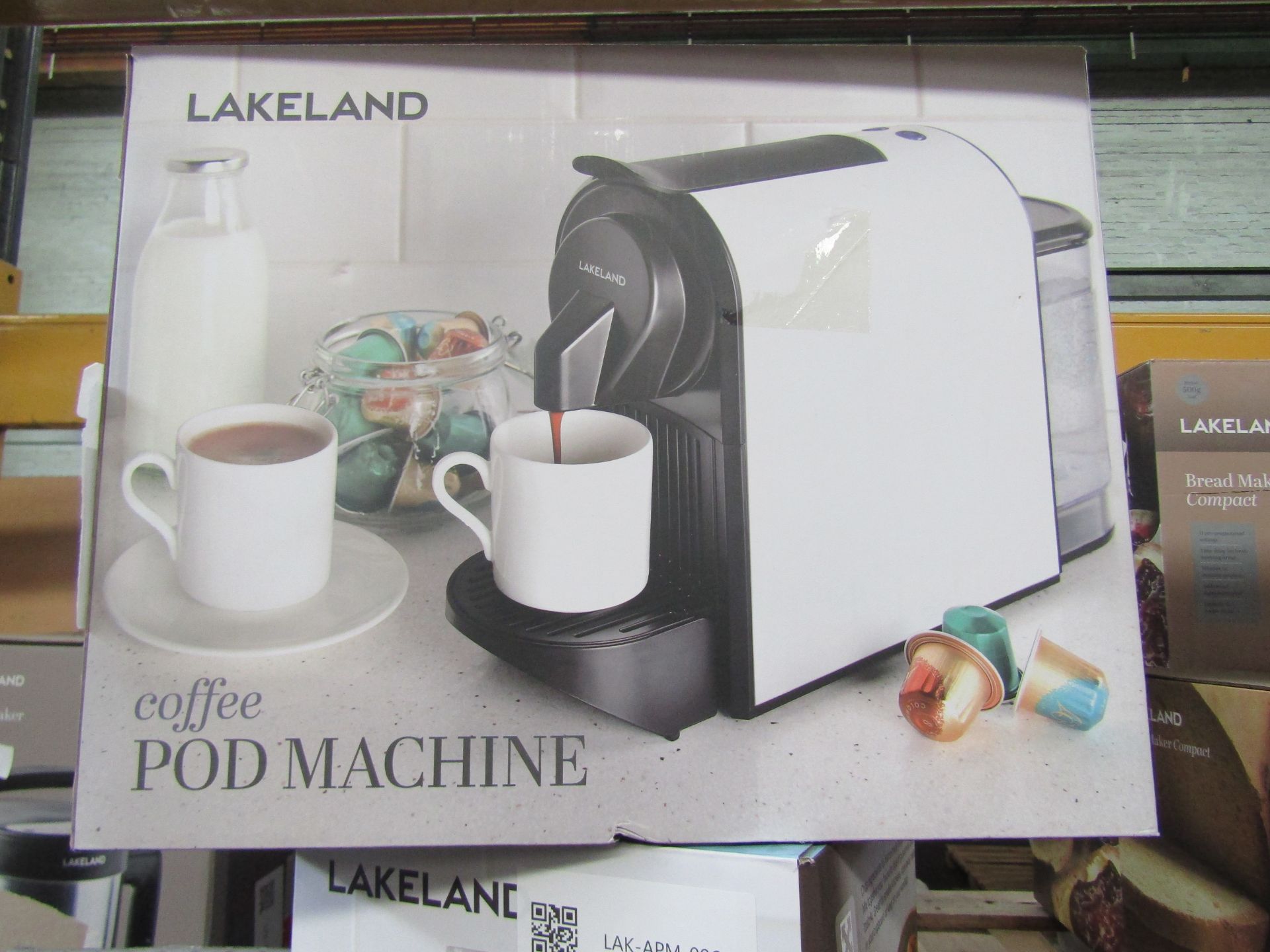 Lakeland Coffee Pod Machine White RRP 90About the Product(s)We know they're not everyone's cup