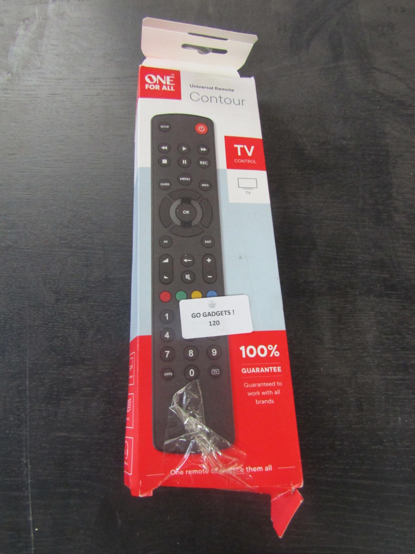 One For All Universal Remotes, Unchecked & Boxed.