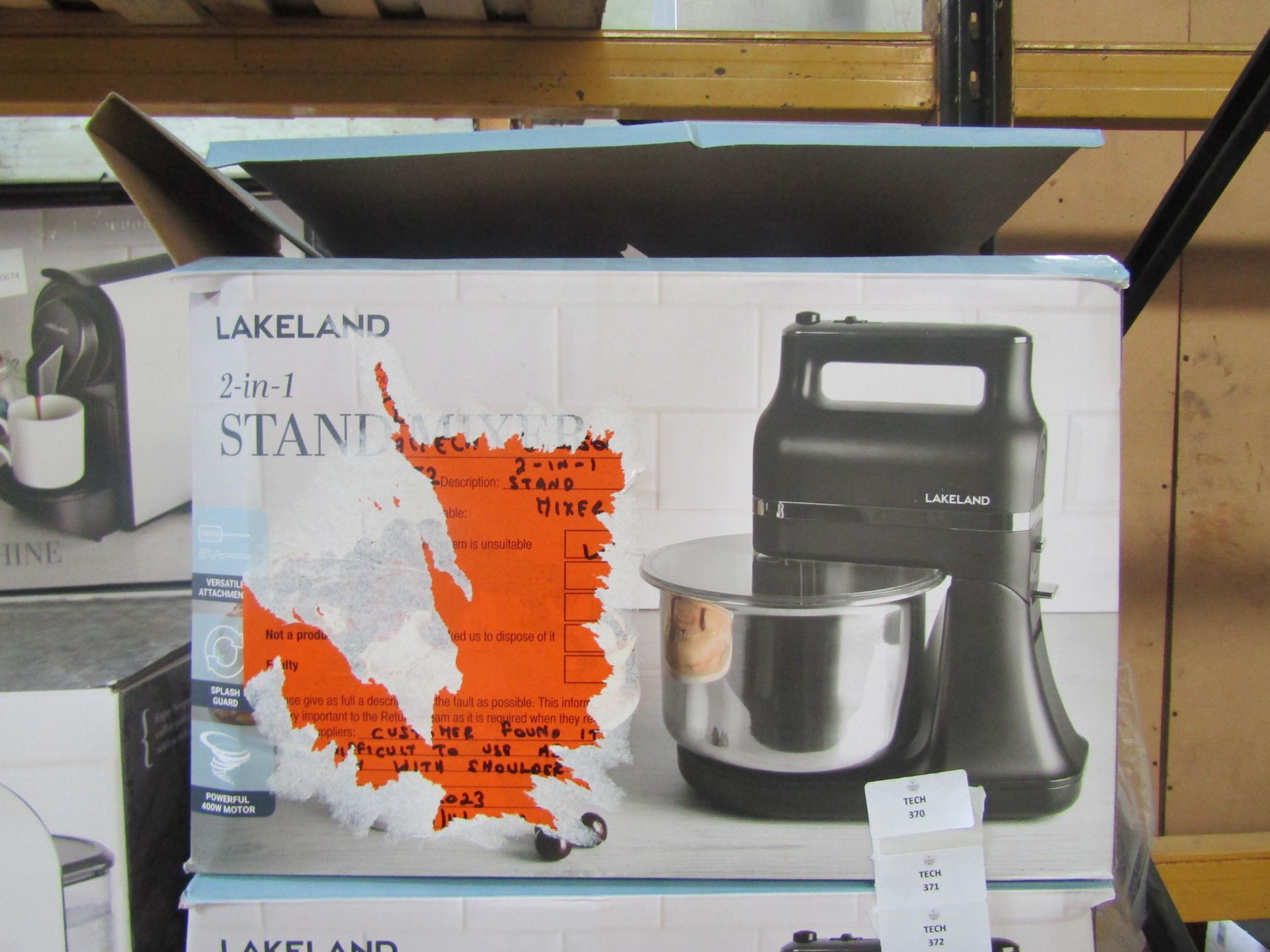 Lakeland 2-in-1 Hand and Stand Mixer Matt Black 3.5L RRP 80About the Product(s)If, like us, you want