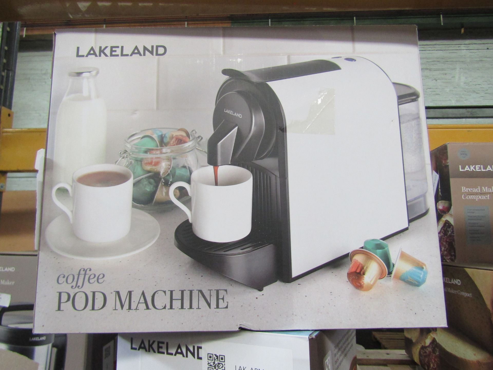 Lakeland Coffee Pod Machine White RRP 90About the Product(s)We know they're not everyone's cup