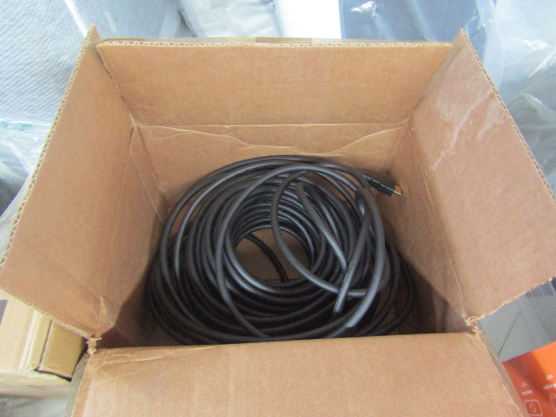 HDMI Cable Approx 10m, Unchecked & Loose In Box.