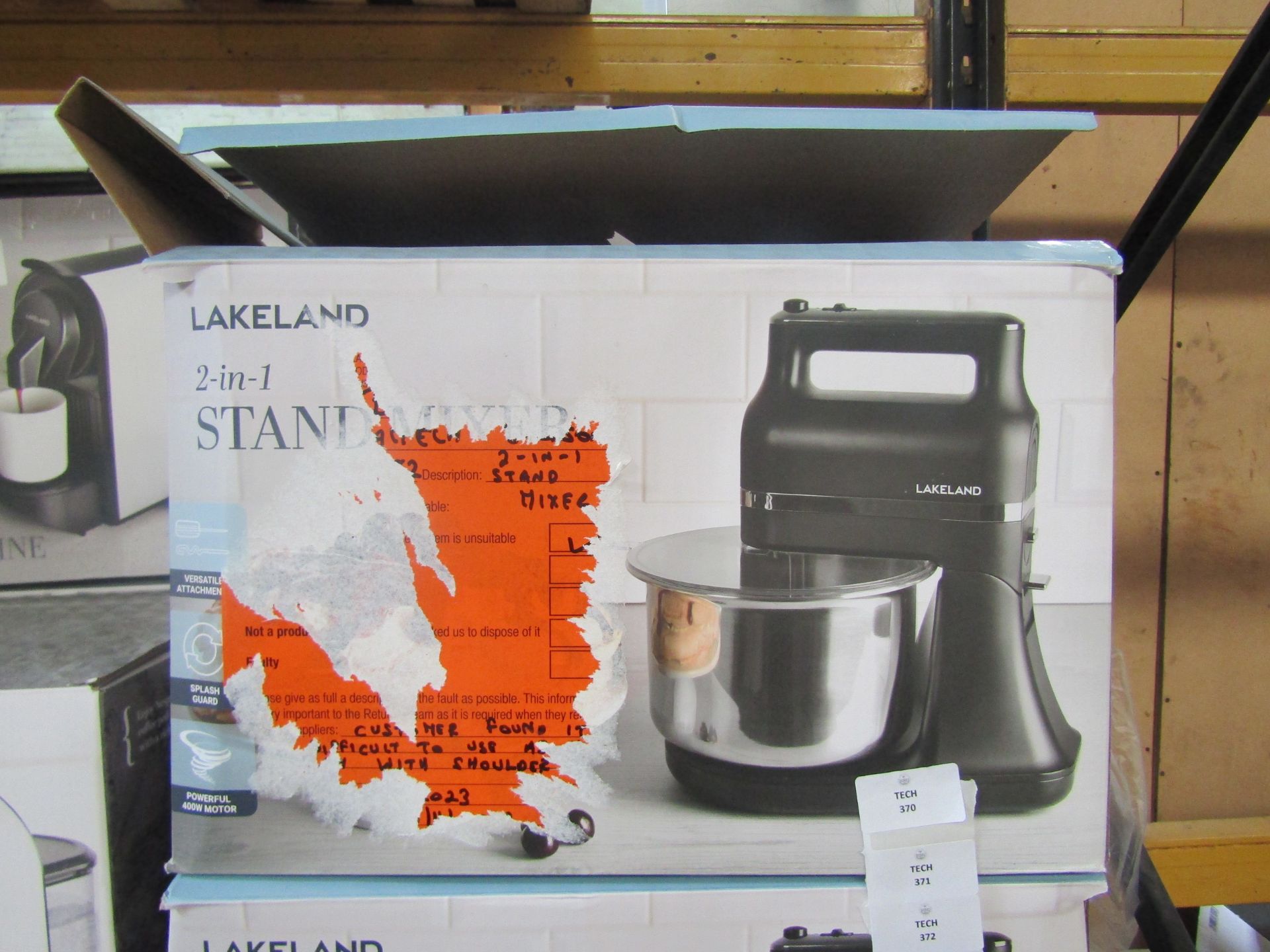 Lakeland 2-in-1 Hand and Stand Mixer Matt Black 3.5L RRP 80About the Product(s)If, like us, you want