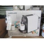 Lakeland Coffee Pod Machine White RRP 90About the Product(s)We know they're not everyone's cup