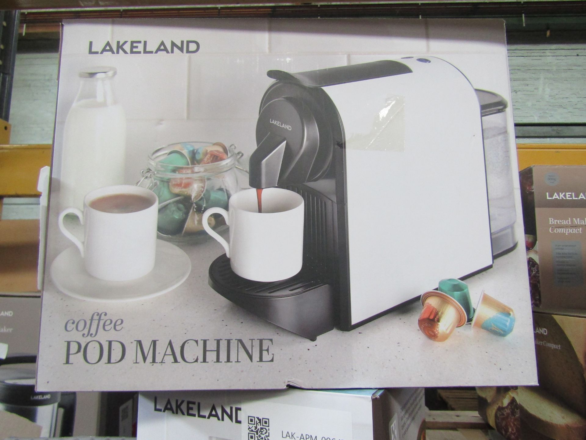 Lakeland Coffee Pod Machine White RRP 90About the Product(s)We know they're not everyone's cup